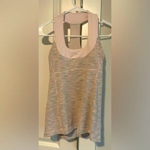 LULULEMON Women’s Racerback Yoga/GymTank Top|Size 6 Multicolored Heathered Print